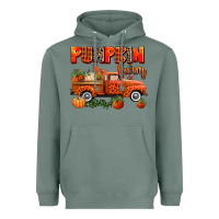 Sage pumpkin farm truck Heavyweight Hoodie - AdoDesignShop
