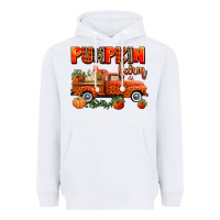 White pumpkin farm truck Heavyweight Hoodie - AdoDesignShop