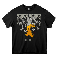 Black kill bill Heavy Core Tee - longCreatives