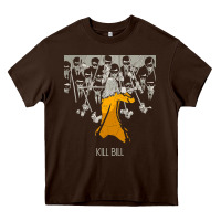 Chocolate Brown kill bill Heavy Core Tee - longCreatives