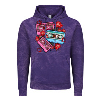 Cloud Purple valentines day casette olivia Vintage Hoodie - OliviaCreatesArt