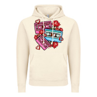 Vintage Artic valentines day casette olivia Vintage Hoodie - OliviaCreatesArt