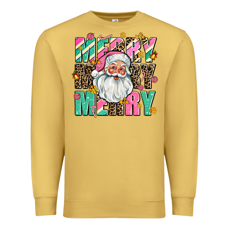 Merry Merry Merry Premium Sweatshirt by AdoDesignShop | Teevron