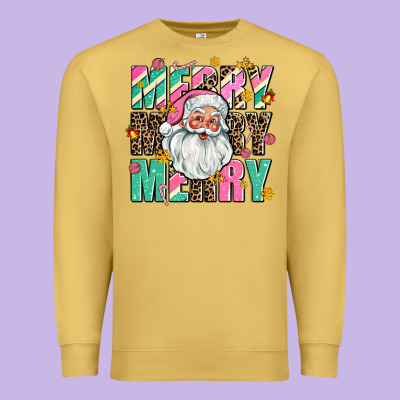 Merry Merry Merry Premium Sweatshirt Designed By Adodesignshop