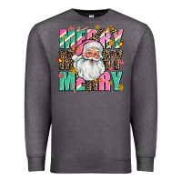 Charcoal Heather merry merry merry Premium Sweatshirt - AdoDesignShop