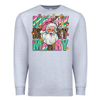 Heather Grey merry merry merry Premium Sweatshirt - AdoDesignShop