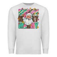 Oatmeal Heather merry merry merry Premium Sweatshirt - AdoDesignShop