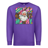 Purple merry merry merry Premium Sweatshirt - AdoDesignShop