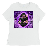 White gothic girl night Ladies Tee - TumblerDesignByShophia