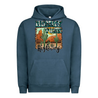 Pigment Midnight Navy honky tonk highway Urban Hoodie - AdoDesignShop