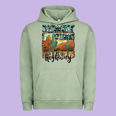 Honky Tonk Highway Urban Hoodie Designed By Adodesignshop