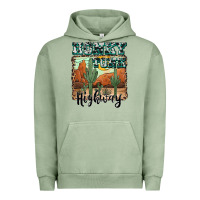 Pigment Oil Green honky tonk highway Urban Hoodie - AdoDesignShop