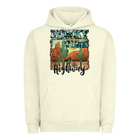 Pigment Pistachio honky tonk highway Urban Hoodie - AdoDesignShop