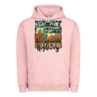 Pigment Salmon honky tonk highway Urban Hoodie - AdoDesignShop