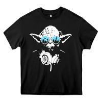 Black DJ Yoda Heavy Core Tee - longCreatives
