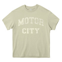 Mossy Classic Motor City Detroit Varsity Heavy Core Tee - longCreatives
