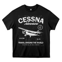 Cessna Distressed Heavy Core Tee | Teevron