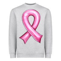 Heather Grey Balloon cancer ribbon Heavyweight Sweatshirt - Artiststas