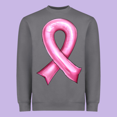 Balloon Cancer Ribbon Heavyweight Sweatshirt Designed By Artiststas