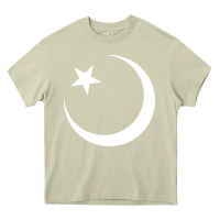 Mossy Islam Symbol Design white Heavy Core Tee - longCreatives