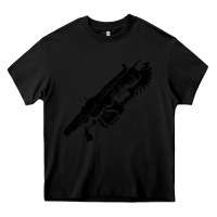 Black Gears of war lancer Heavy Core Tee - longCreatives