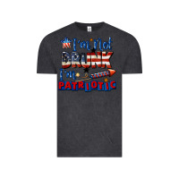 Vintage Black I'm not drunk i'm patriotic 4th of july Vintage Tee - CowGirlArtShop