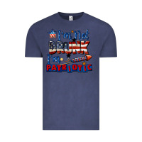 Vintage Denim I'm not drunk i'm patriotic 4th of july Vintage Tee - CowGirlArtShop