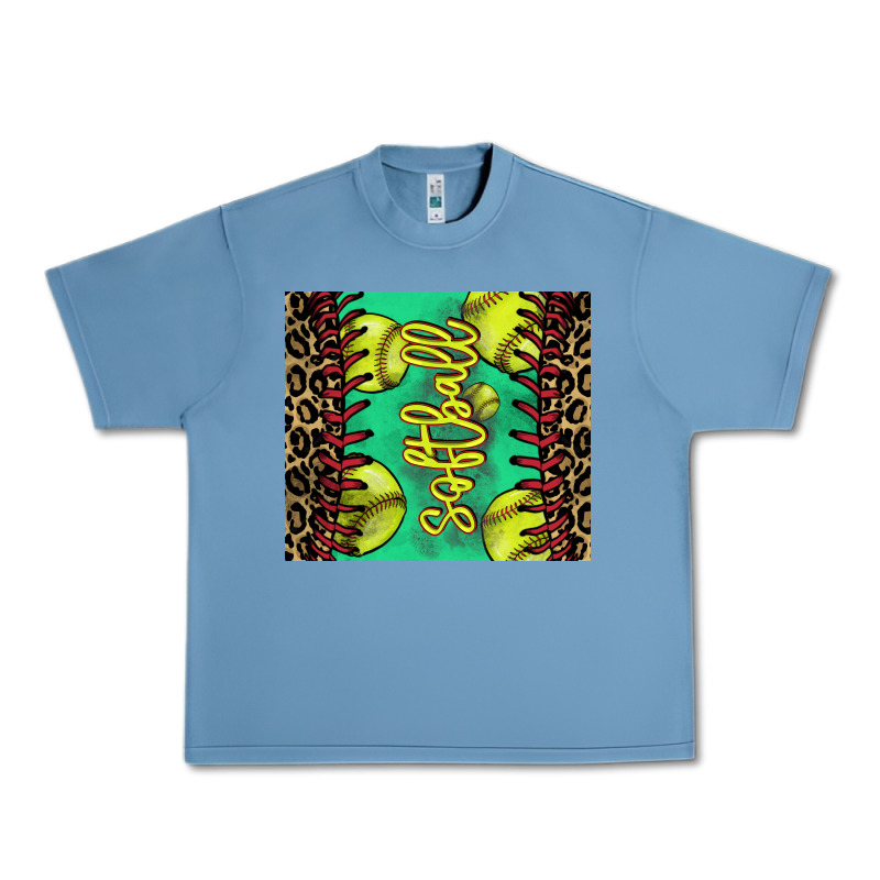 Softball Leopard Tumbler Urban Heavy Tee by HowdyJamesFarm | Teevron
