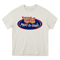 Cream Moo and Oink Chicago Heavy Core Tee - longCreatives