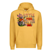 Mustard Little Miss Cotton Tail Premium Hoodie - CowhideDigitalArt