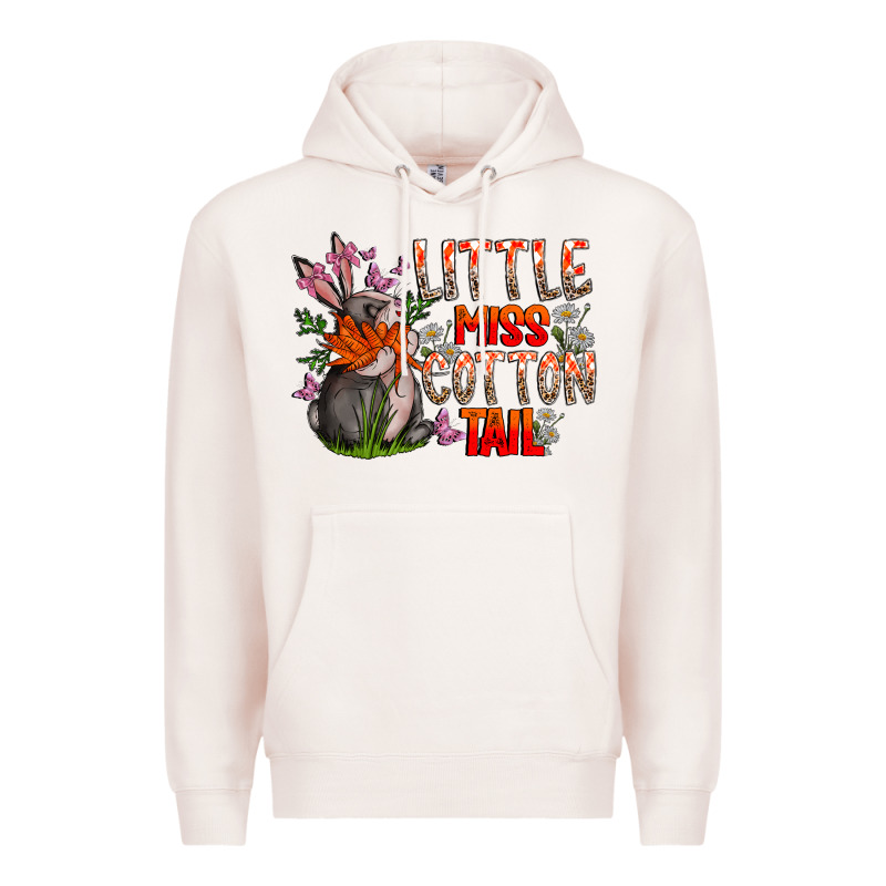 Little Miss Cotton Tail Premium Hoodie by CowhideDigitalArt | Teevron