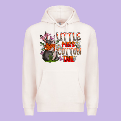 Little Miss Cotton Tail Premium Hoodie Designed By Cowhidedigitalart