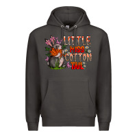 Smoke Little Miss Cotton Tail Premium Hoodie - CowhideDigitalArt