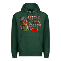 Sports Green Little Miss Cotton Tail Premium Hoodie - CowhideDigitalArt