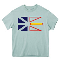 Arona Newfoundland and Labrador Flag - 3 Color Heavy Core Tee - longCreatives