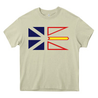 Mossy Newfoundland and Labrador Flag - 3 Color Heavy Core Tee - longCreatives