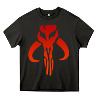 Asphalt Mando Mythosaur Skull Sticker Heavy Core Tee - longCreatives