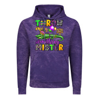 Cloud Purple throw me something mister mardi gras olivia Vintage Hoodie - OliviaCreatesArt