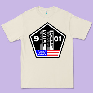 9-11 We Will Never Forget Premium Tee Designed By Longcreatives