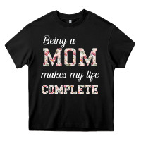 Black Being A Mom Makes My Life Complete For dark Heavy Core Tee - Bettercallsaul