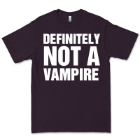Plum Definitely Not A Vampire merch Premium Tee - longCreatives