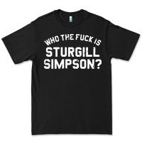 Black who the fuck is sturgill simpson Premium Tee - longCreatives