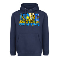 Navy love doesn't count chromosomes Heavyweight Hoodie - AdoDesignShop