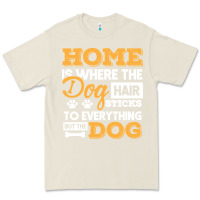 Bone dog t  shirt home is where the dog hair stick funny  gift t  shirt Premium Tee - longCreatives