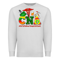 Dove Grey cna juneteenth certified nursing assistant Premium Sweatshirt - AdoDesignShop
