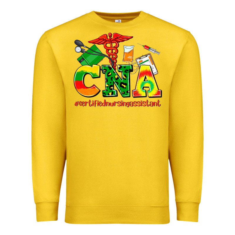 Cna Juneteenth Certified Nursing Assistant Premium Sweatshirt by AdoDesignShop | Teevron