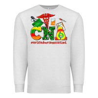 Oatmeal Heather cna juneteenth certified nursing assistant Premium Sweatshirt - AdoDesignShop