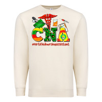 Sandshell cna juneteenth certified nursing assistant Premium Sweatshirt - AdoDesignShop