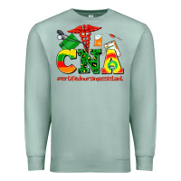 Seafoam cna juneteenth certified nursing assistant Premium Sweatshirt - AdoDesignShop