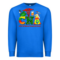 True Royal cna juneteenth certified nursing assistant Premium Sweatshirt - AdoDesignShop